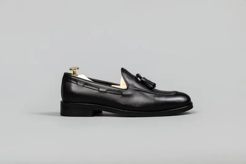 Chaussures Mocassin noir — détail 3