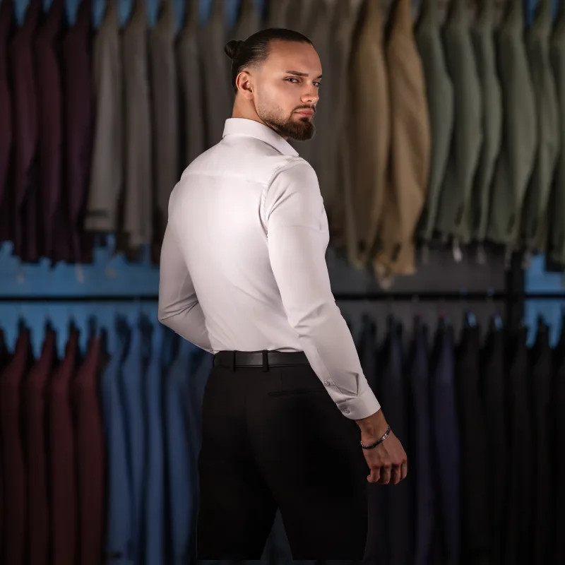 Chemise Confort Blanc — détail 3