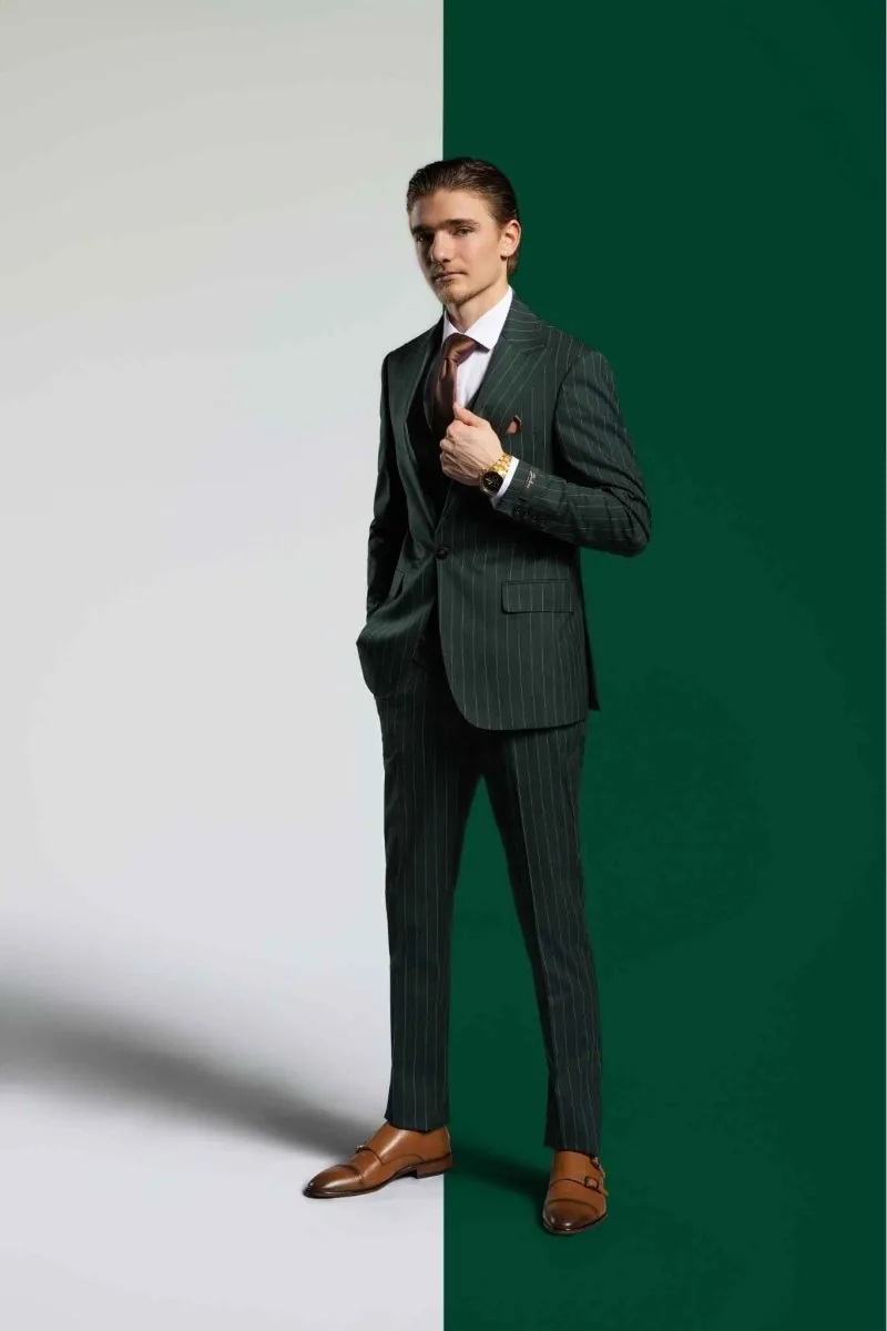 Costume vert feuille