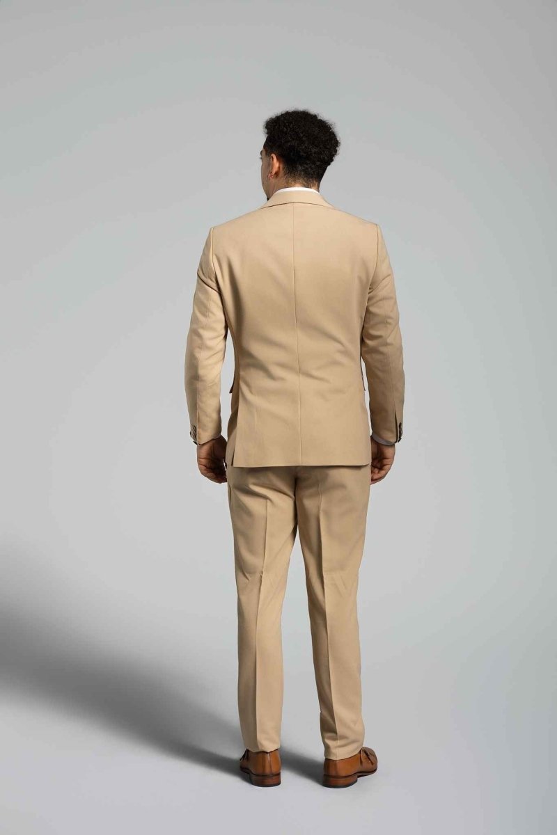 Beige Suit - Bellino Moda Romandie