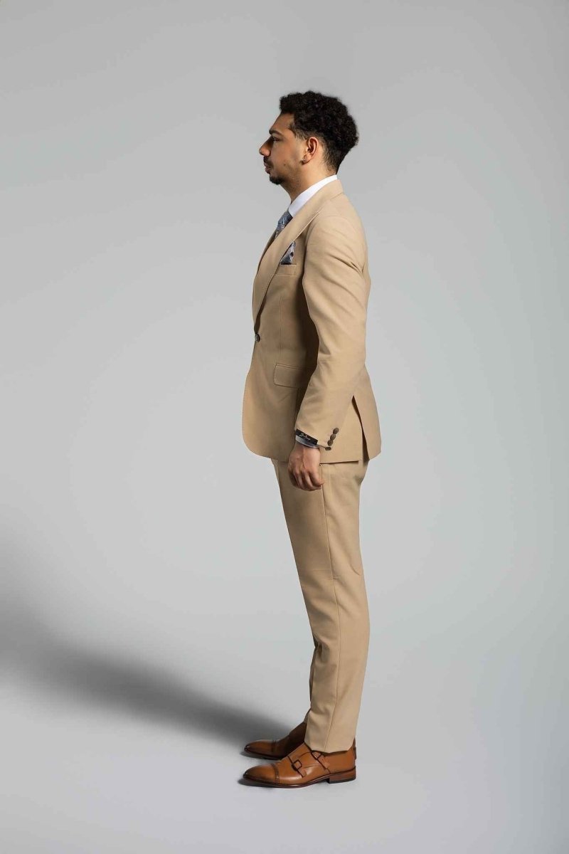 Beige Suit - Bellino Moda Romandie