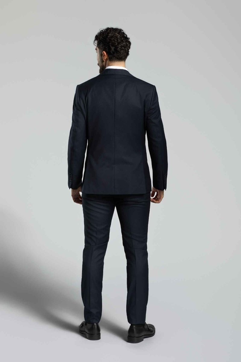 Costume Cachemire Bleu foncé - Bellino Moda Romandie