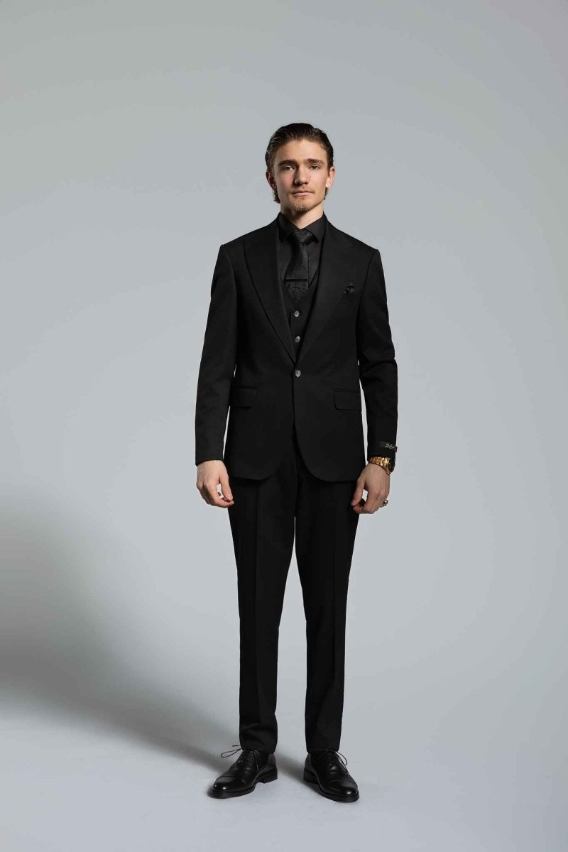 Business Suit noir - Bellino Moda Romandie