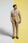 Beige Suit - Bellino Moda Romandie