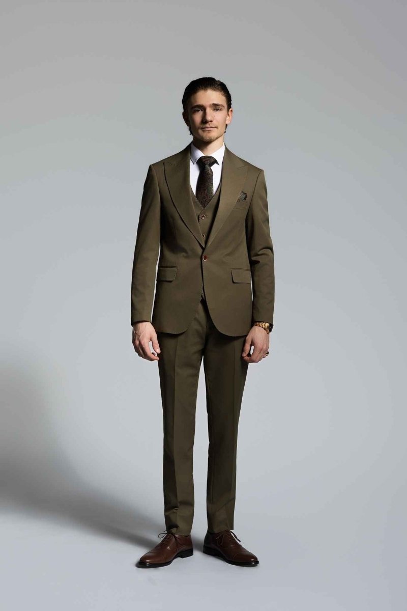 Costume vert olive - Bellino Moda Romandie